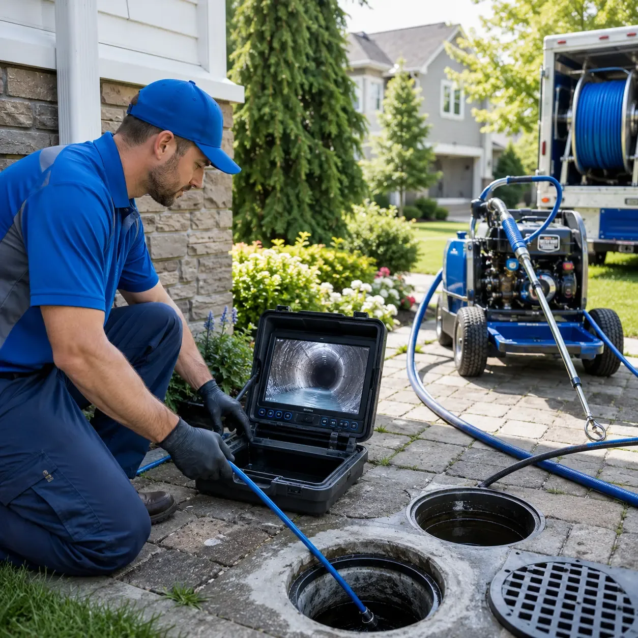 Outdoor drain cleaning professionals serving Florence, VT